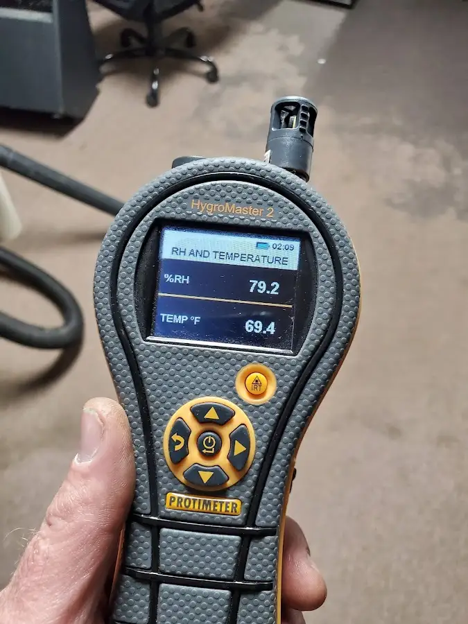 Moisture meter humidity assessment for Mold Remediation & Removal in Wesley Chapel